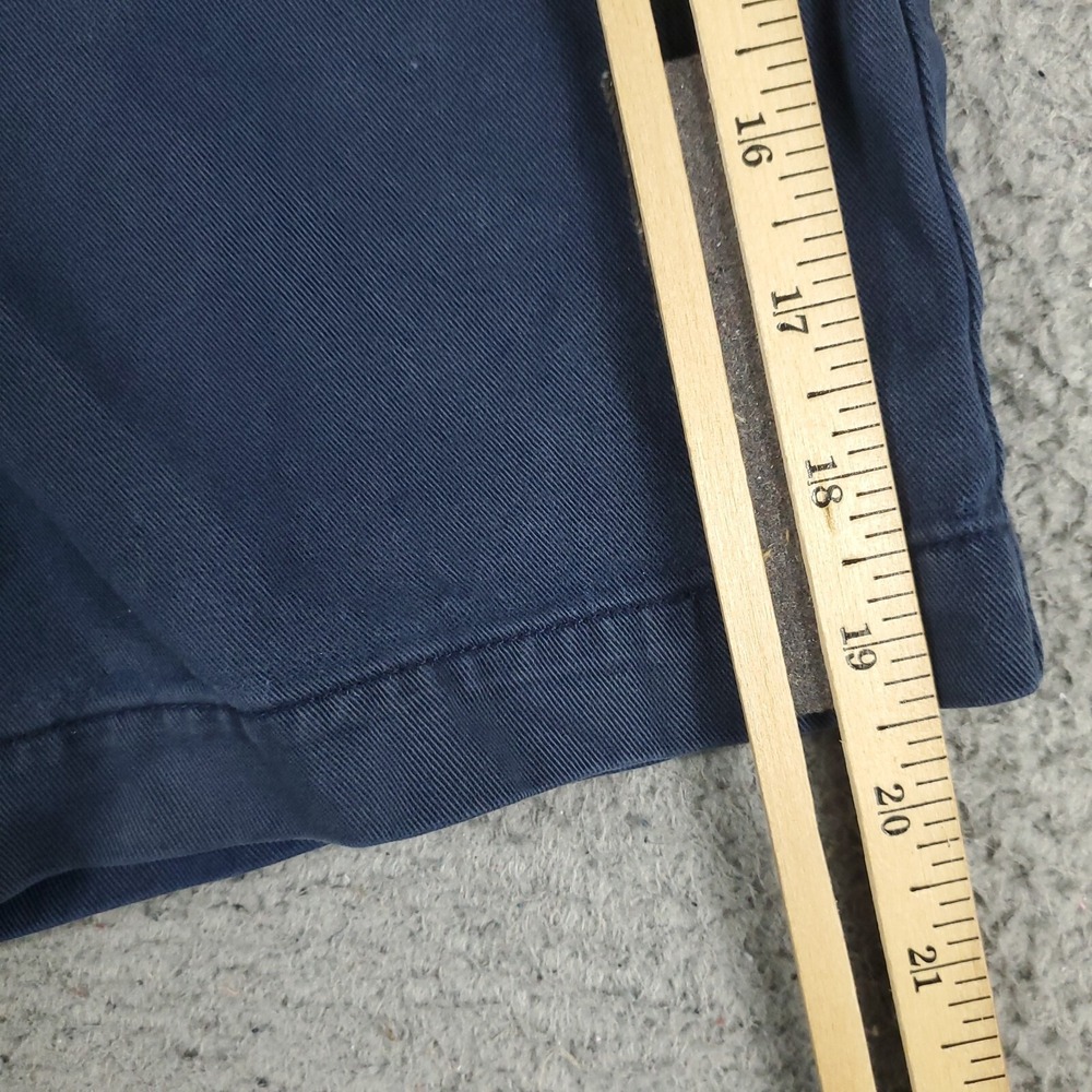 Tommy Hilfiger Shorts Mens Size 36 Blue Vintage Pleated Chino * - Picture 5 of 9